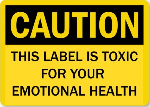 caution label